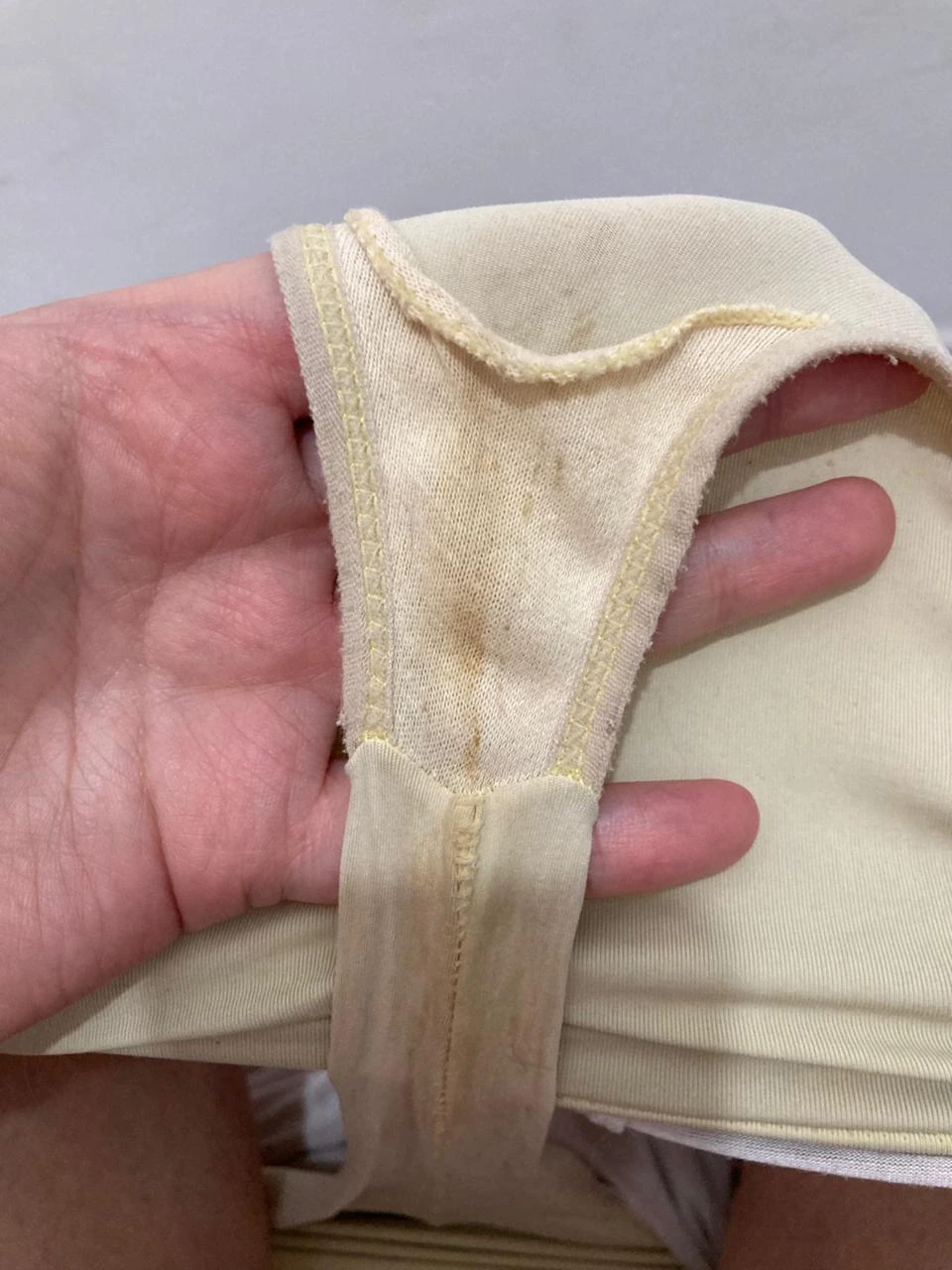 Calcinha usada por 3 dias