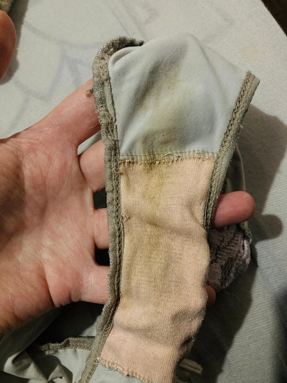 Calcinha usada por 3 dias