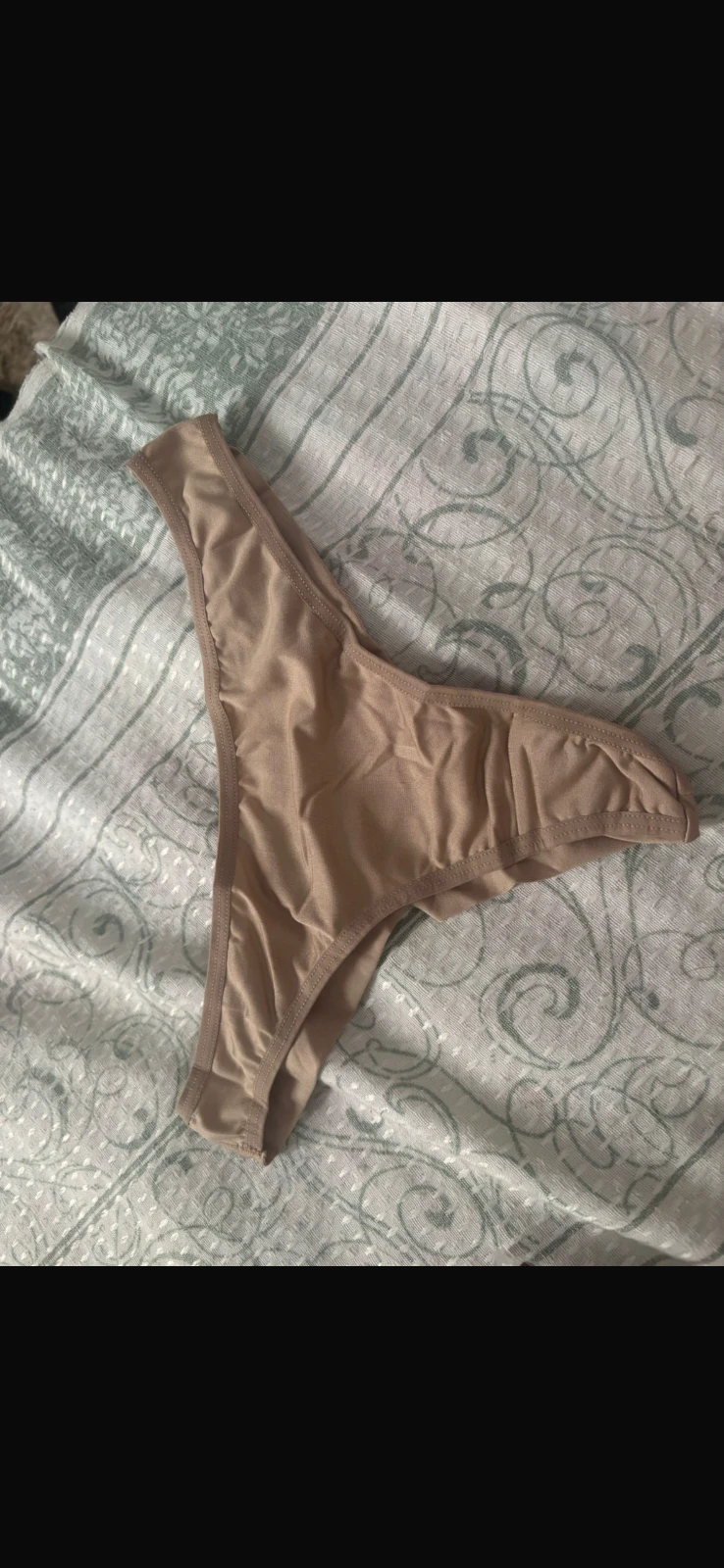 Calcinha bege